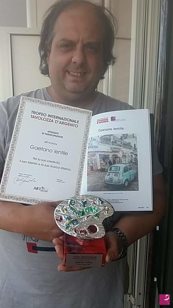 quadri in vendita online - Trofeo internazionale tavolozza d'argento 