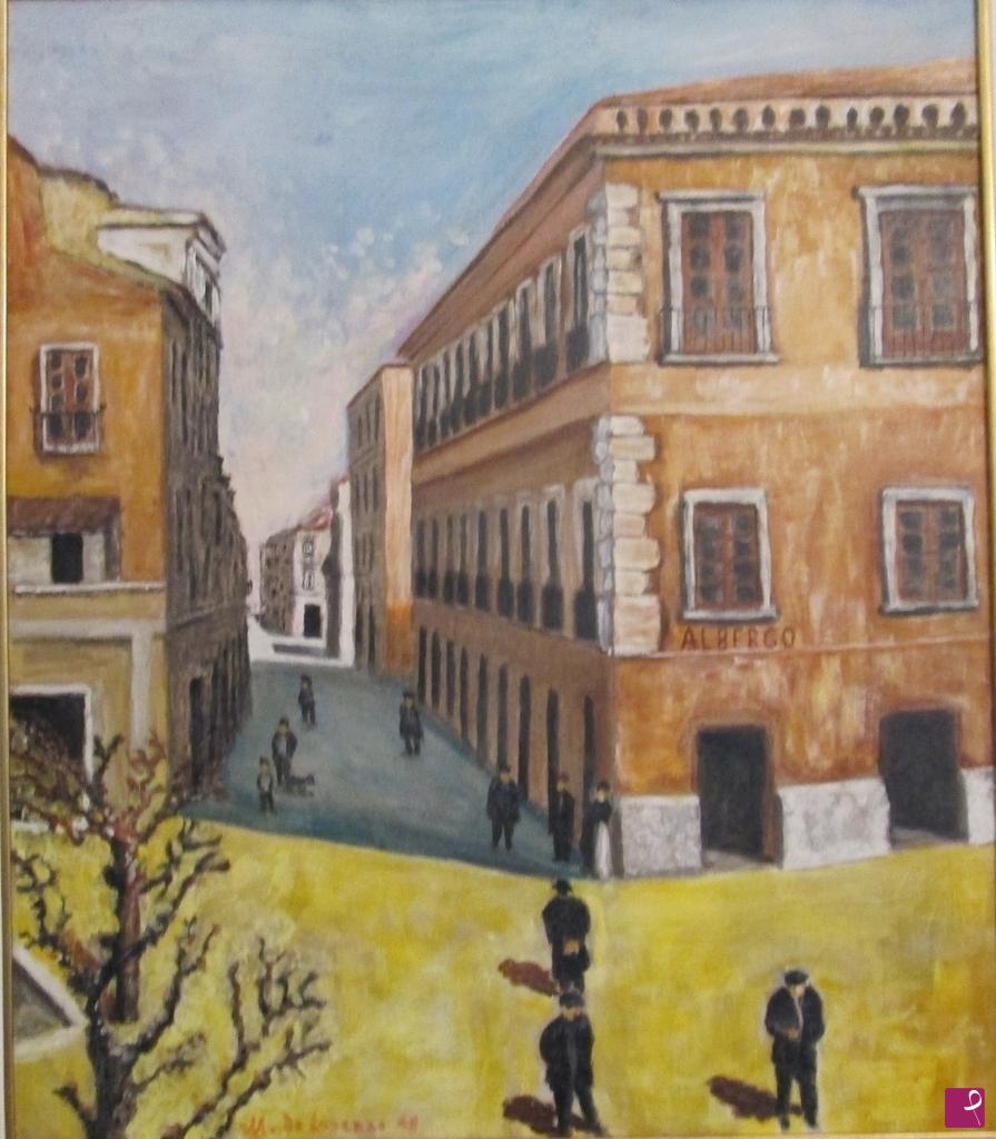 quadri in vendita online - Tropea Largo Portanova anno 1998 olio/tela 60x80  2000€ disponibile 25% sconto