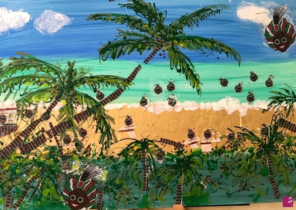 quadri in vendita online - Tropical Nougatine