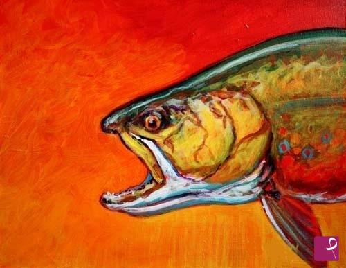 quadri in vendita online - trout