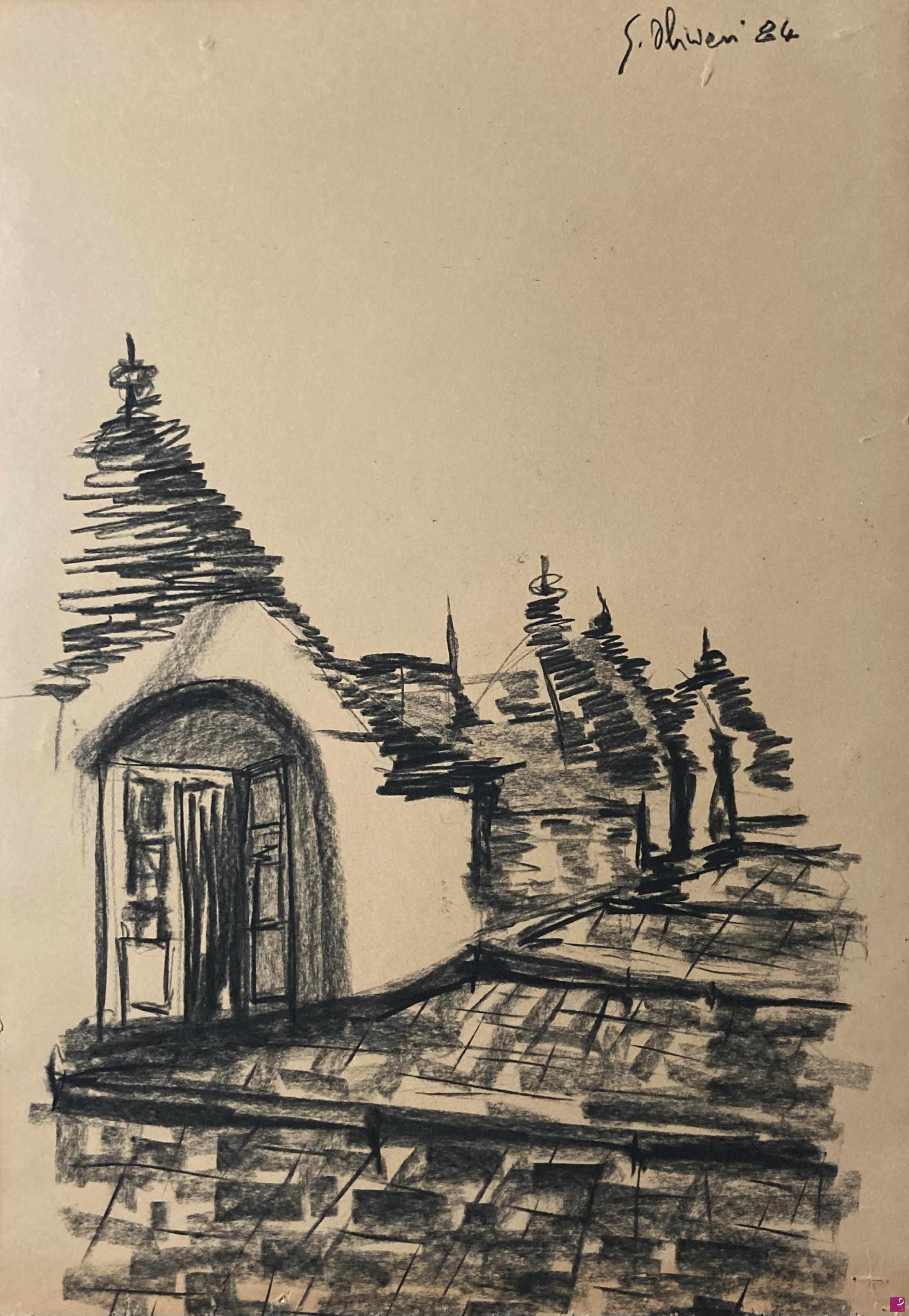 quadri in vendita online - TRULLI - Alberobello - 1984
