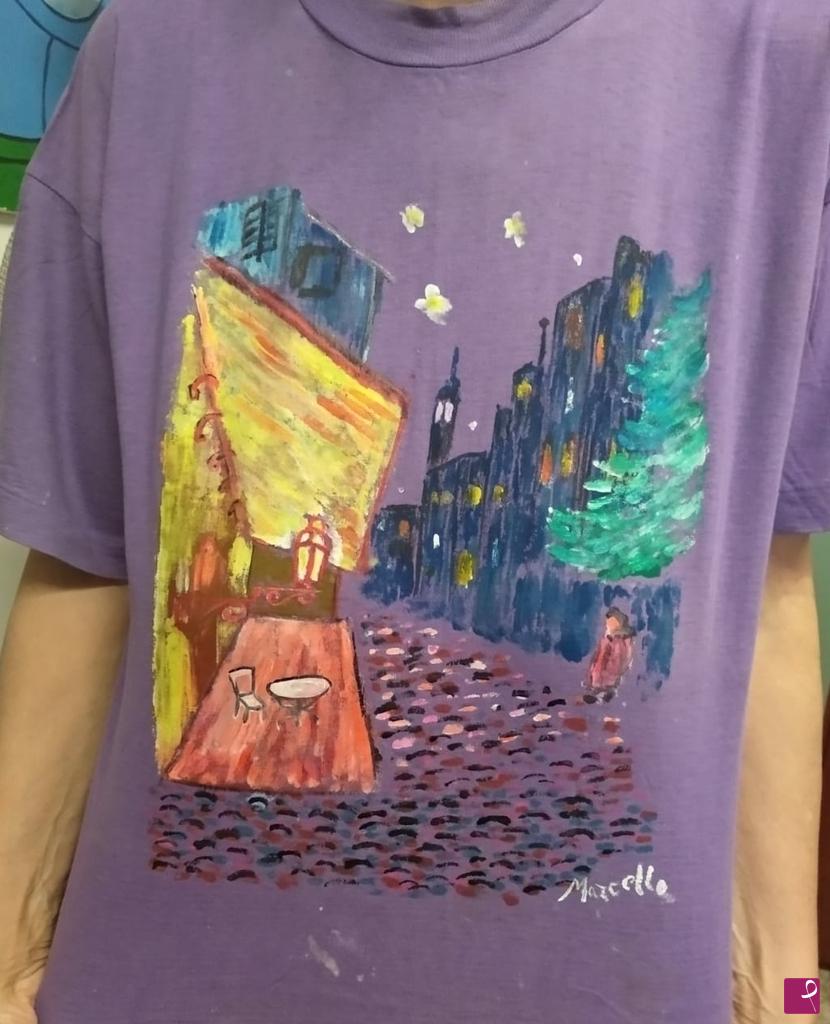 quadri in vendita online - Tshirt Caffè opera giovanile