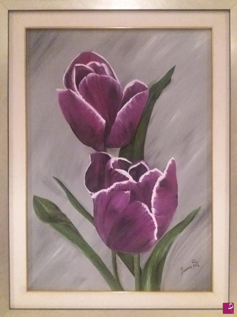 quadri in vendita online - tulipani (2012)
