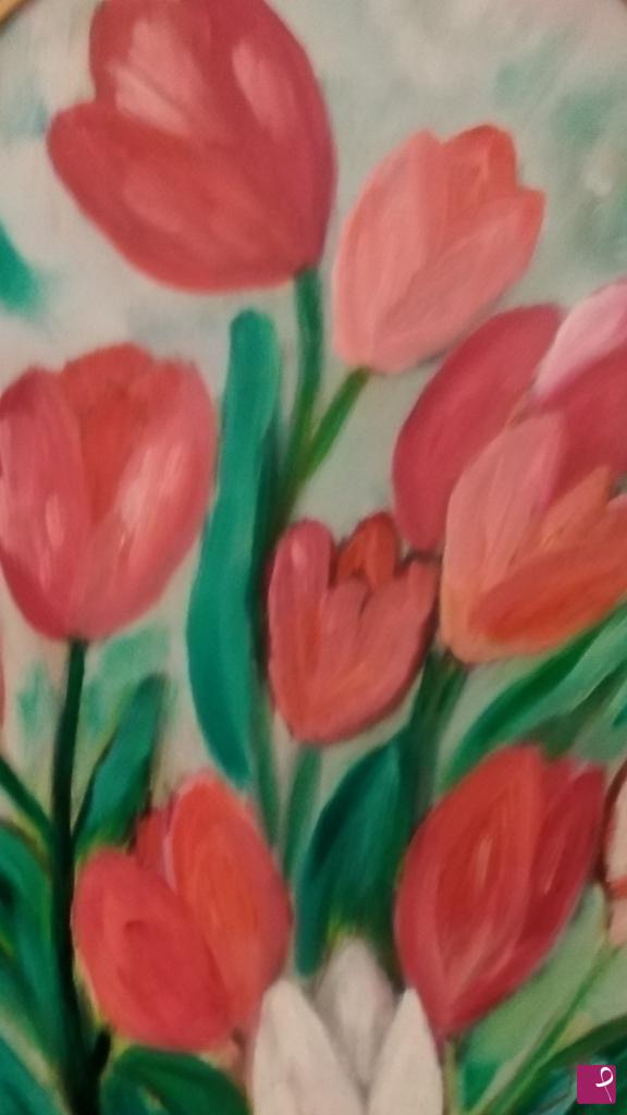 collezione privata quadro - Tulipani - Paola Matilde Giovannetti Estensi