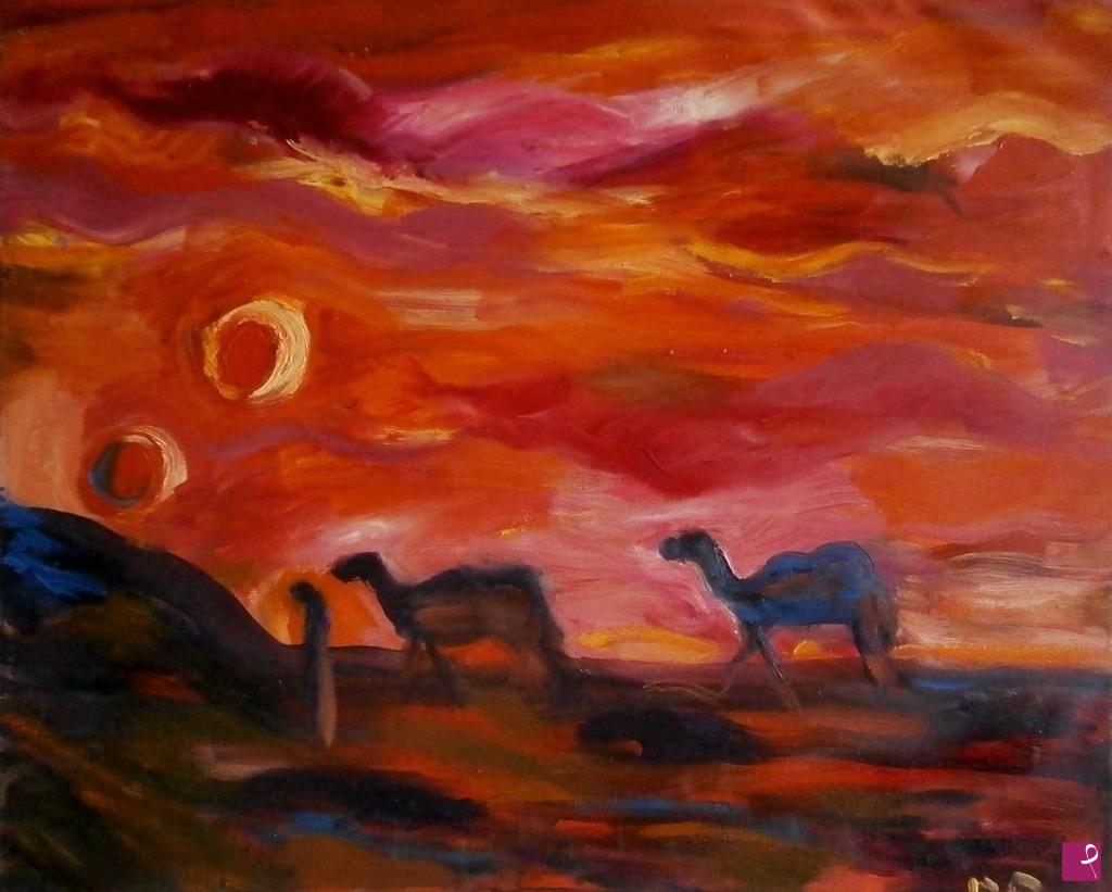 quadri in vendita online - Tunisian desert