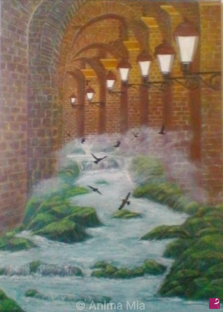 quadri in vendita online - TUNNEL DELLA VITA 