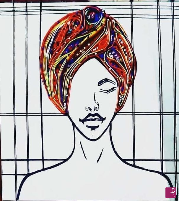 quadri in vendita online - “Turbante”