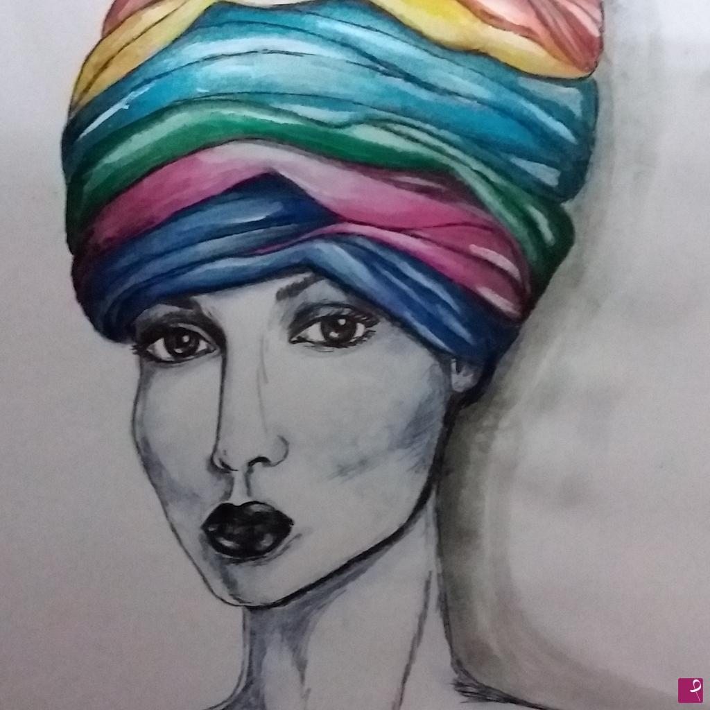 quadri in vendita online - Turbante