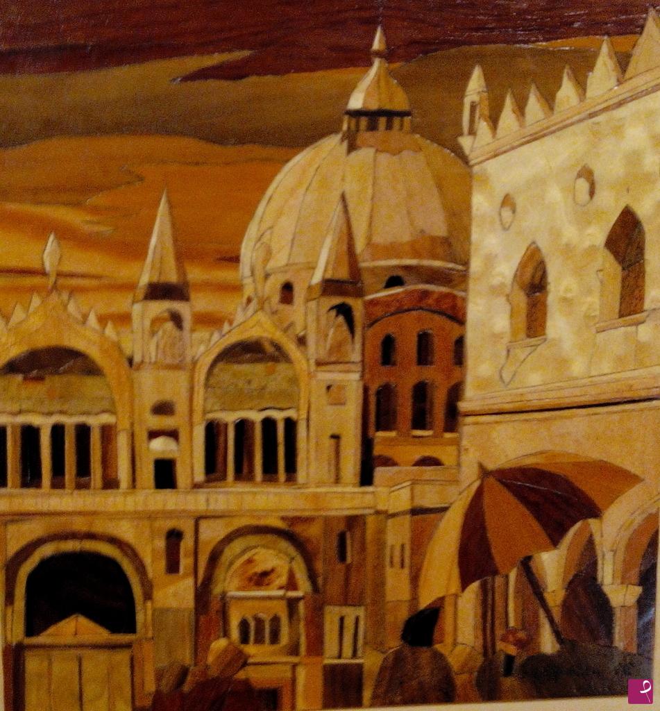 quadri in vendita online - turisti a san marco