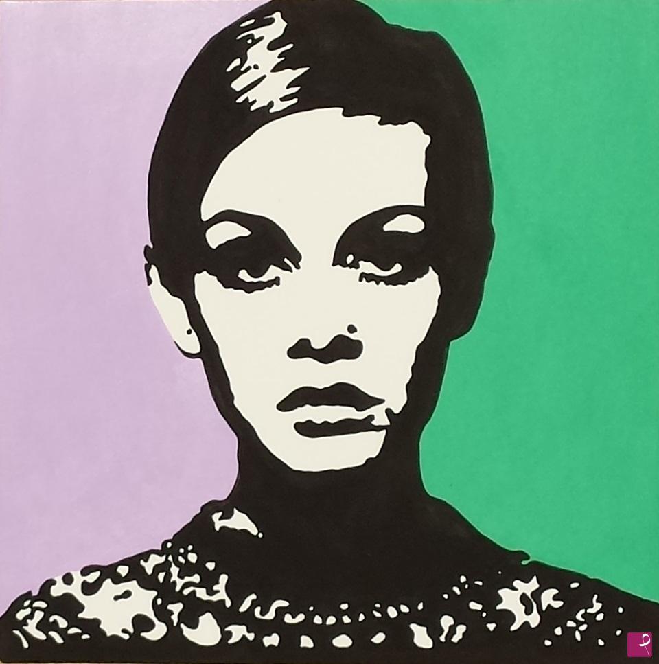 quadri in vendita online - TWIGGY LAWSON - STYLE POP ART