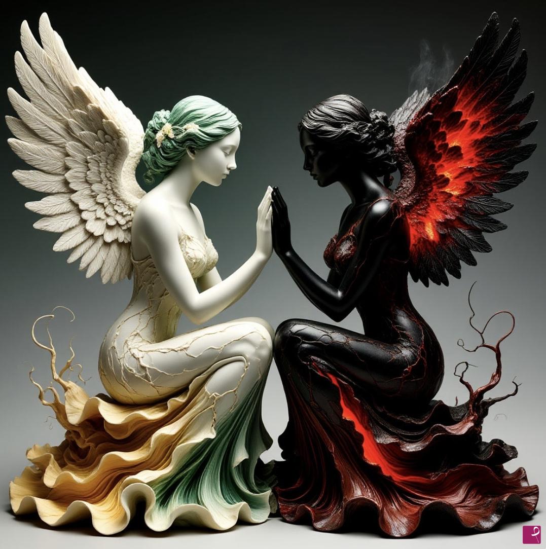 quadri in vendita online - Two Angels 