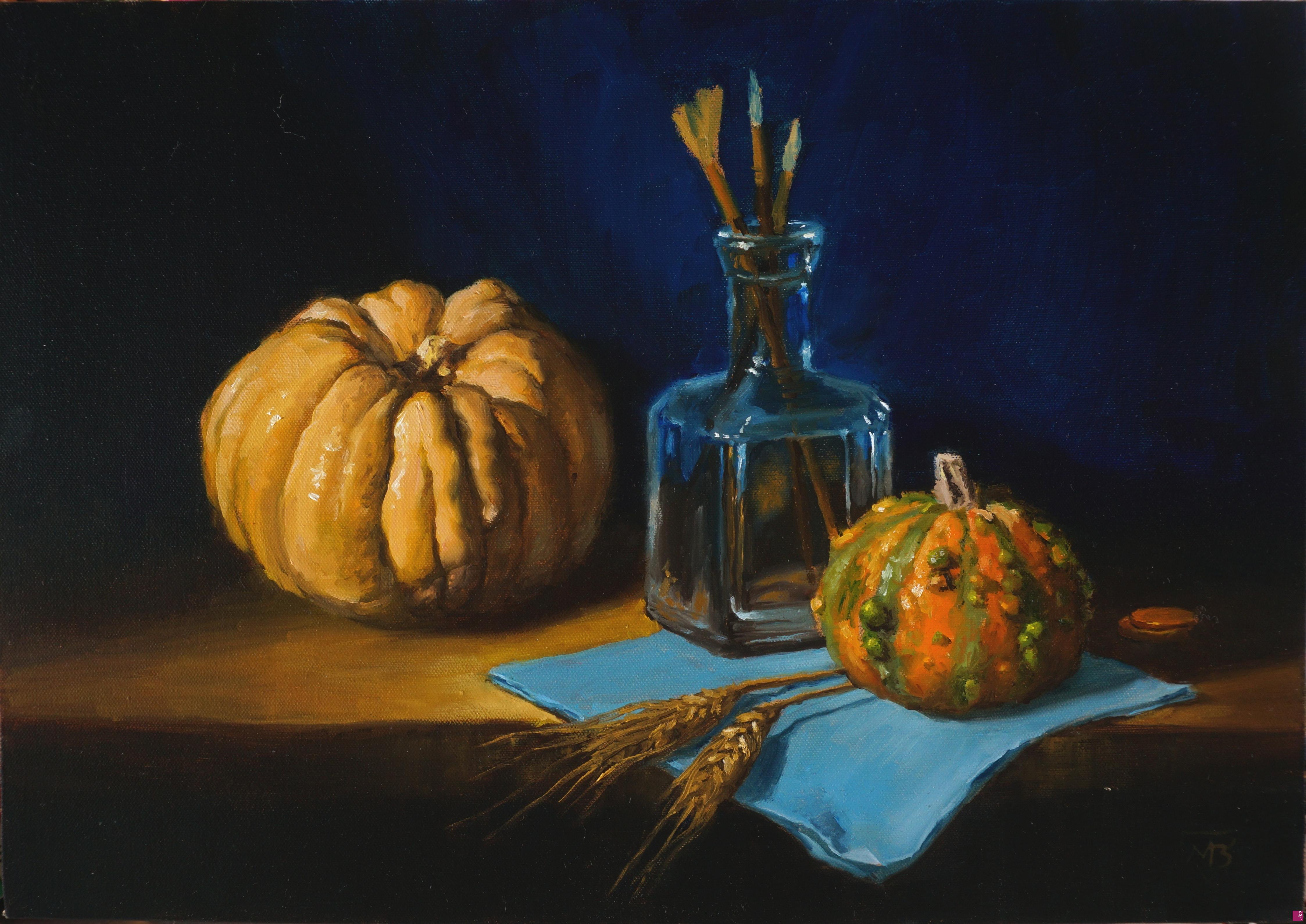 quadri in vendita online - Two Punpkins