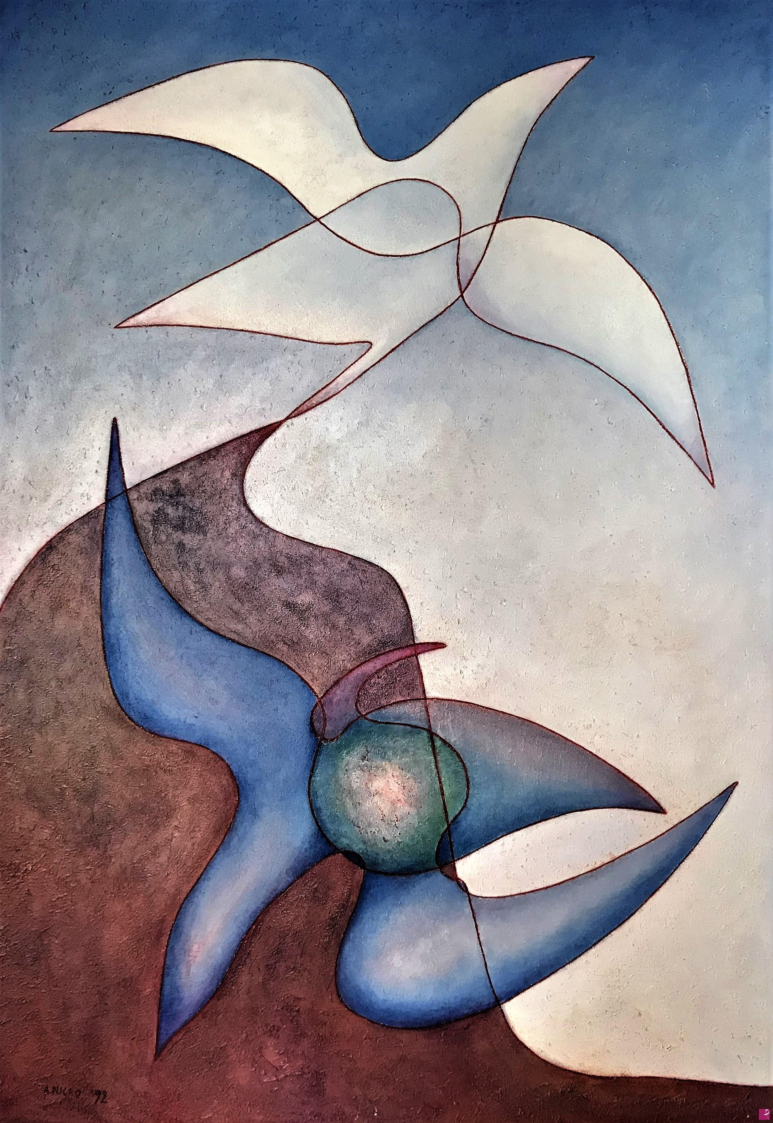 quadri in vendita online - Uccelli, 1992