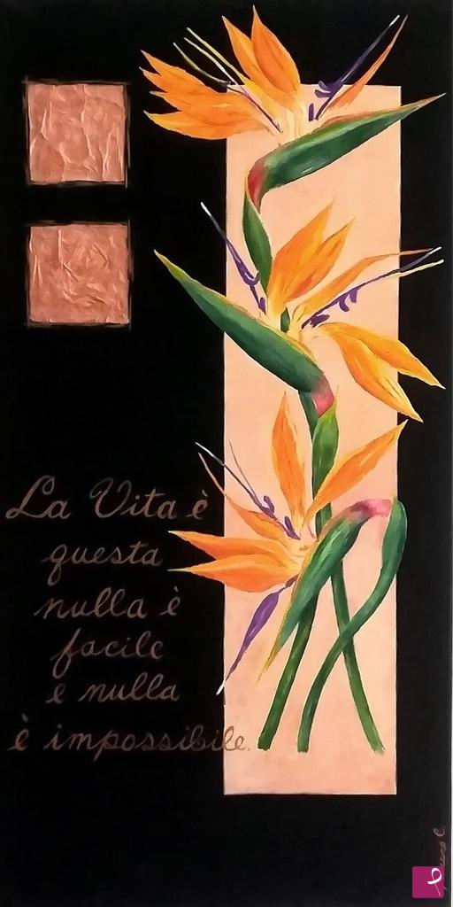 quadri in vendita online - Uccello del Paradiso