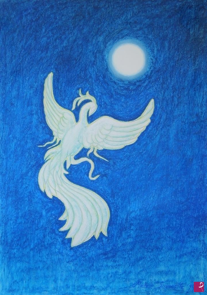 quadri in vendita online - UCCELLO DELLA LUNA n.2