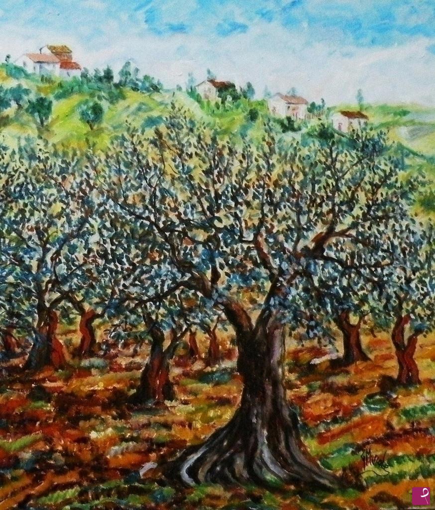 quadri in vendita online - ULIVI IN COLLINA 