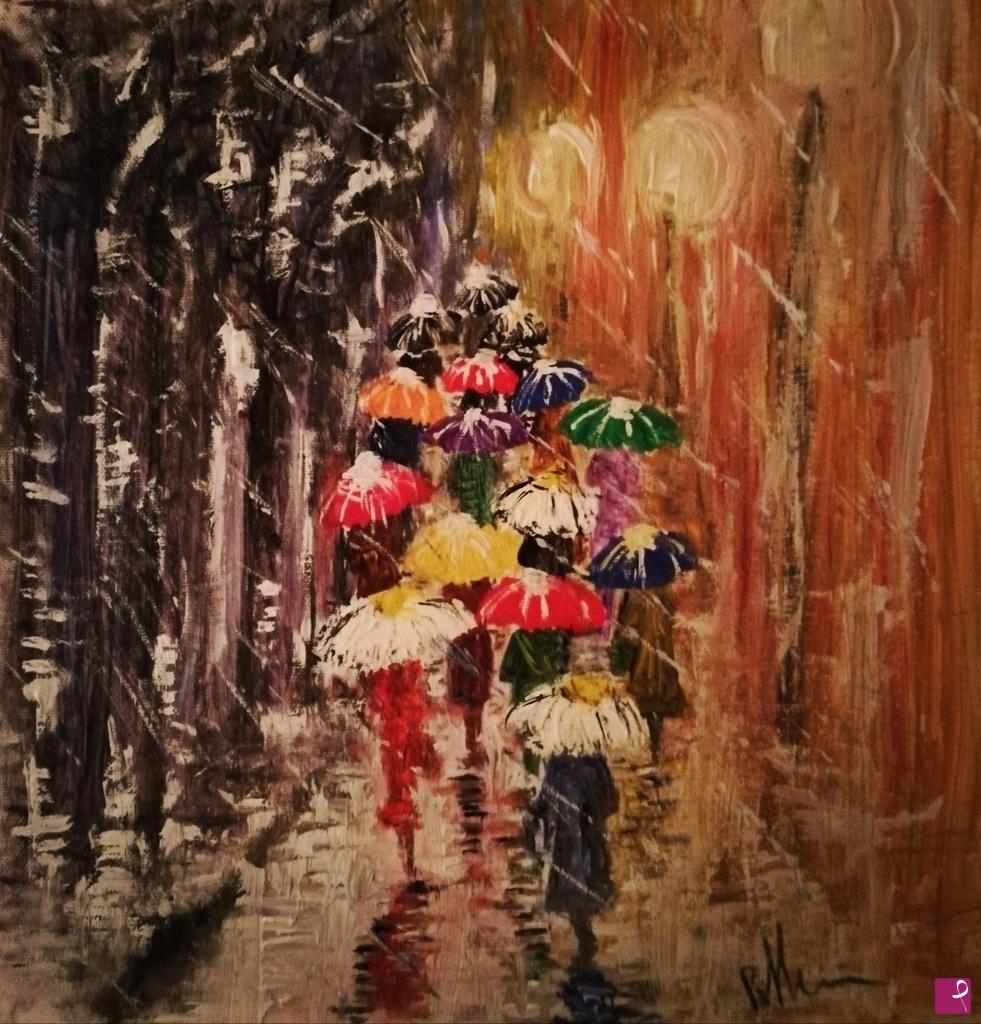 quadri in vendita online - Umbrella 