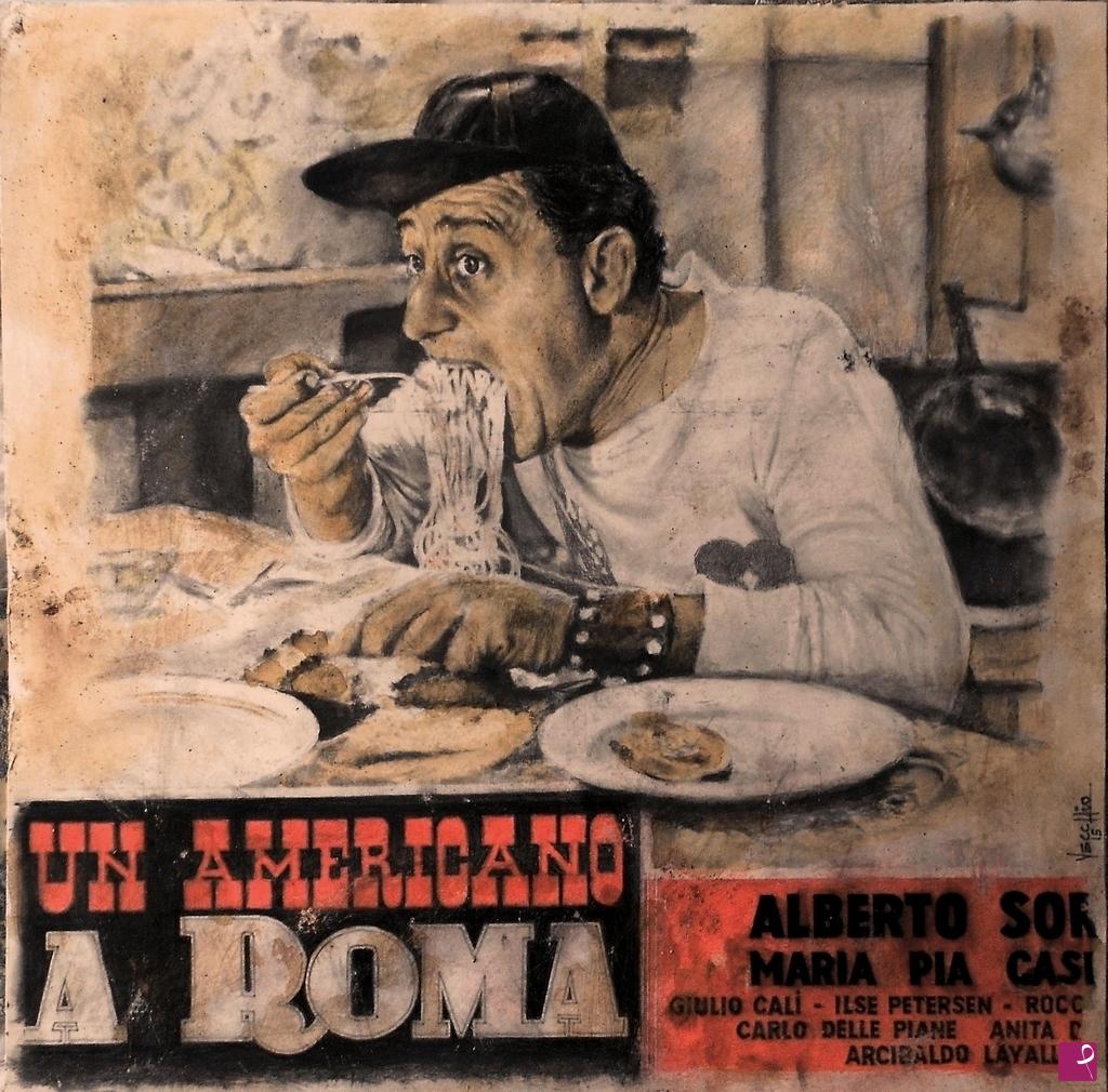 quadri in vendita online - Un americano a Roma