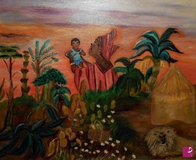 quadri in vendita online - un amore chiamato Africa 