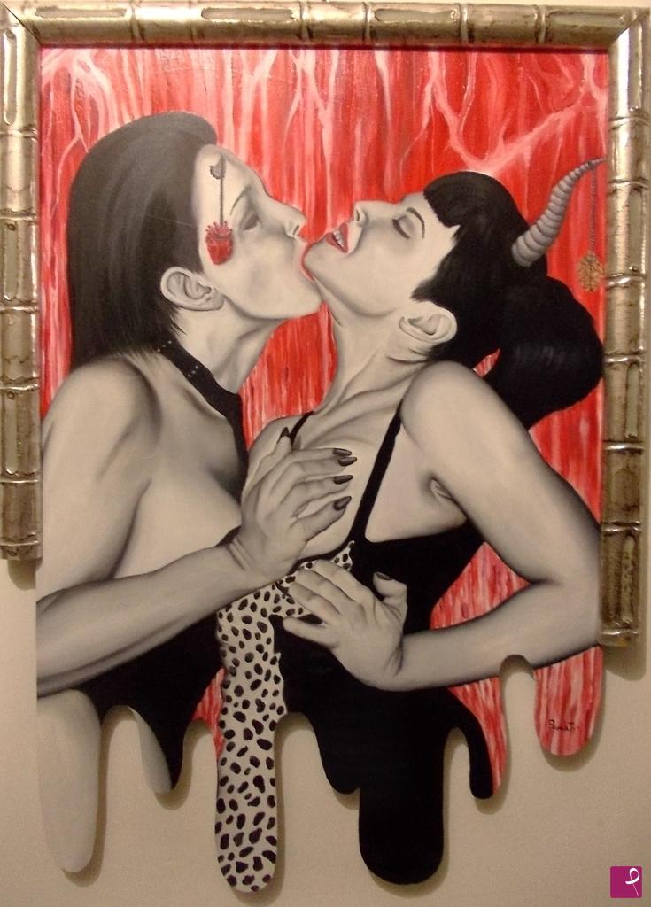 quadri in vendita online - UN BACIO SPORCO 2