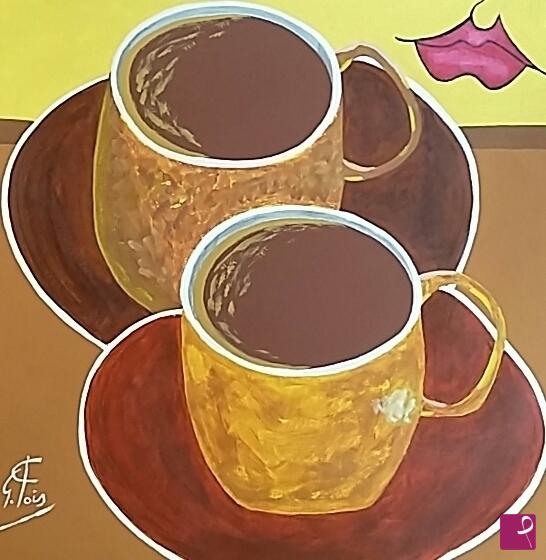 quadri in vendita online - Un caffè non basta mai