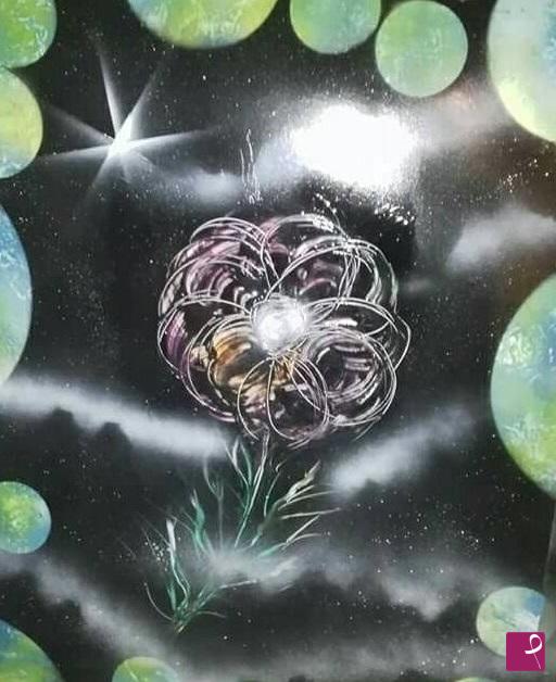 quadri in vendita online - Un fiore dal cielo