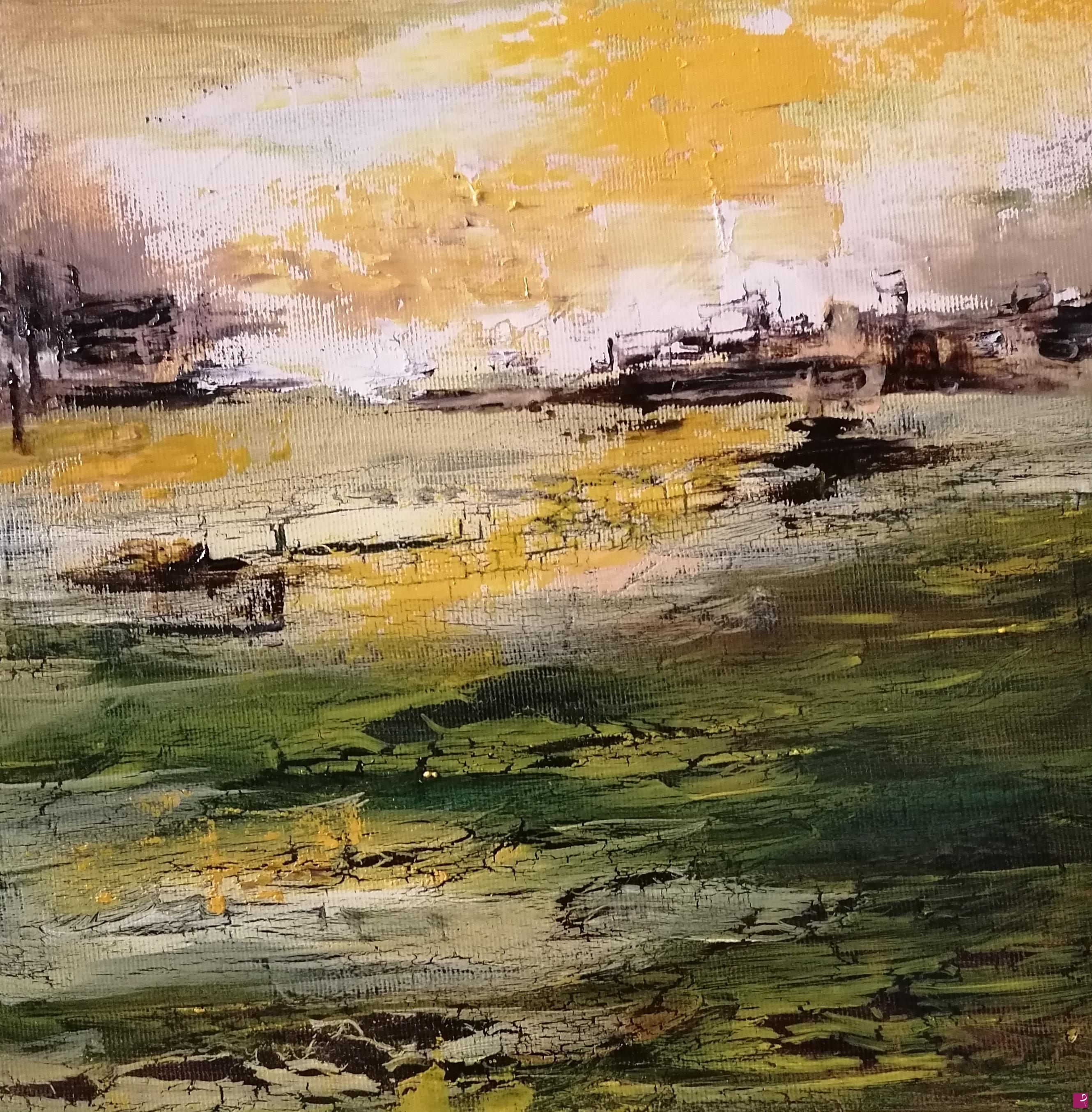quadri in vendita online - Un mare d'erba