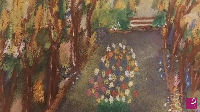 quadri in vendita online - Un paesaggio dell'autunno