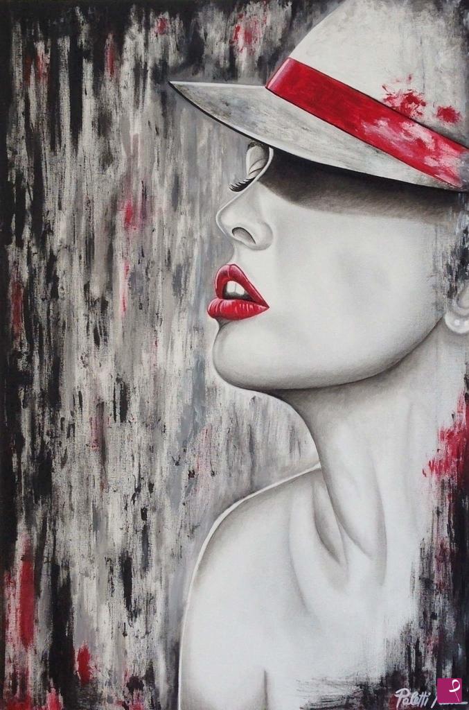 quadri in vendita online - "Un pensiero che si riempe di te..."