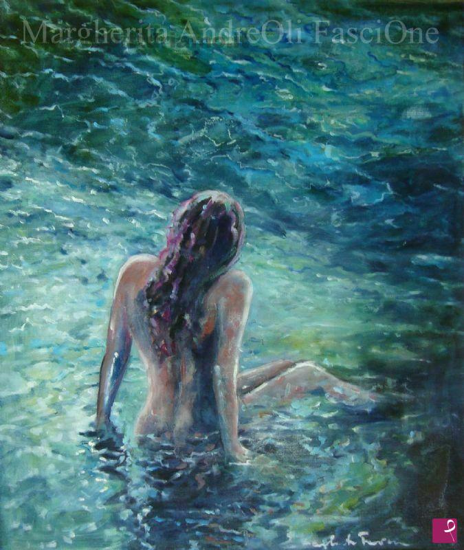 quadri in vendita online - Un po' di sole nell'acqua gelida