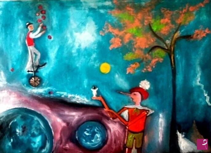 quadri in vendita online - UN SOGNO BAMBINO