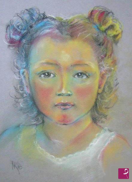 quadri in vendita online - una  bambina
