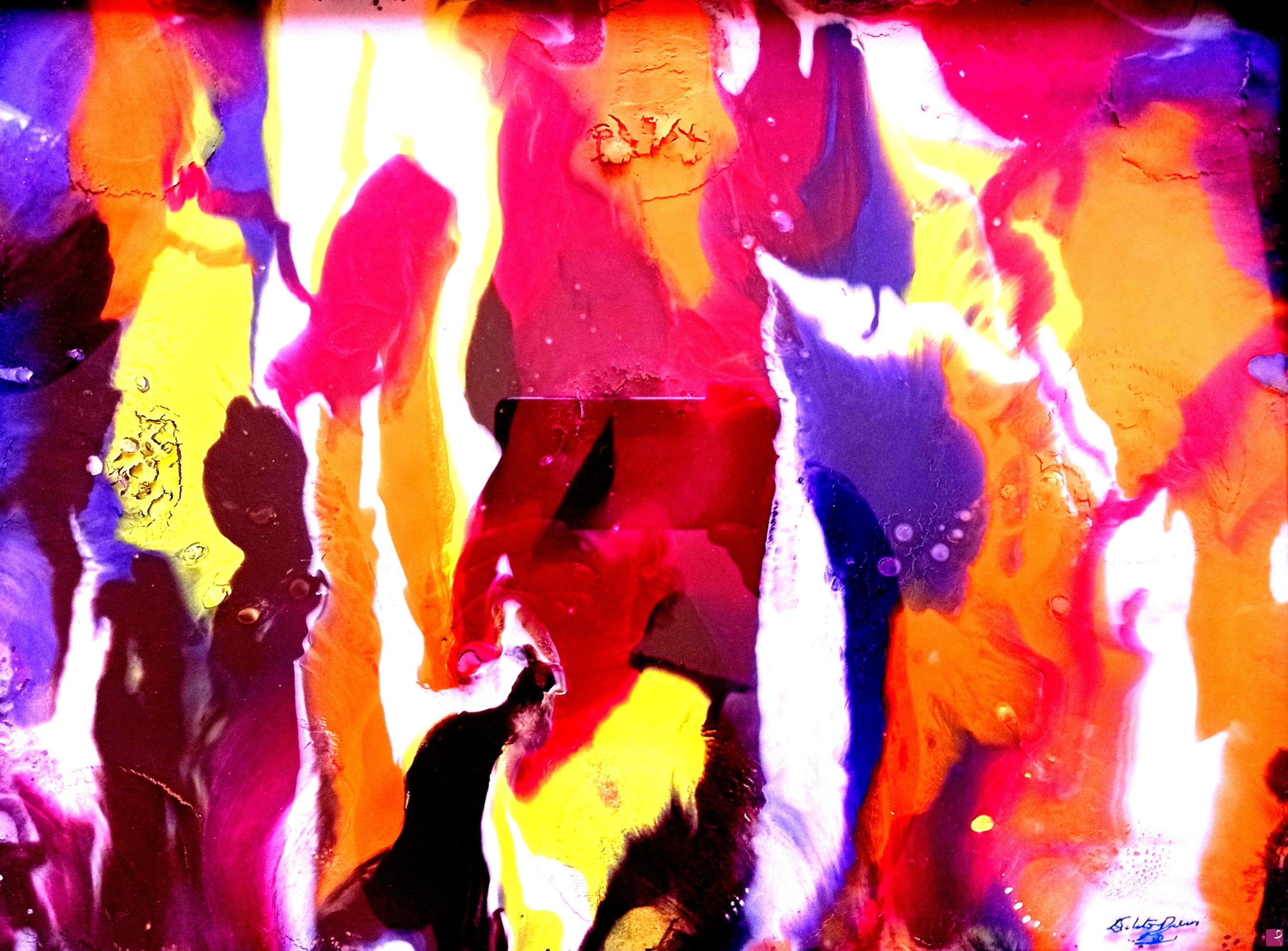 quadri in vendita online - UNA FIAMMA ALLO SPECCHIO
