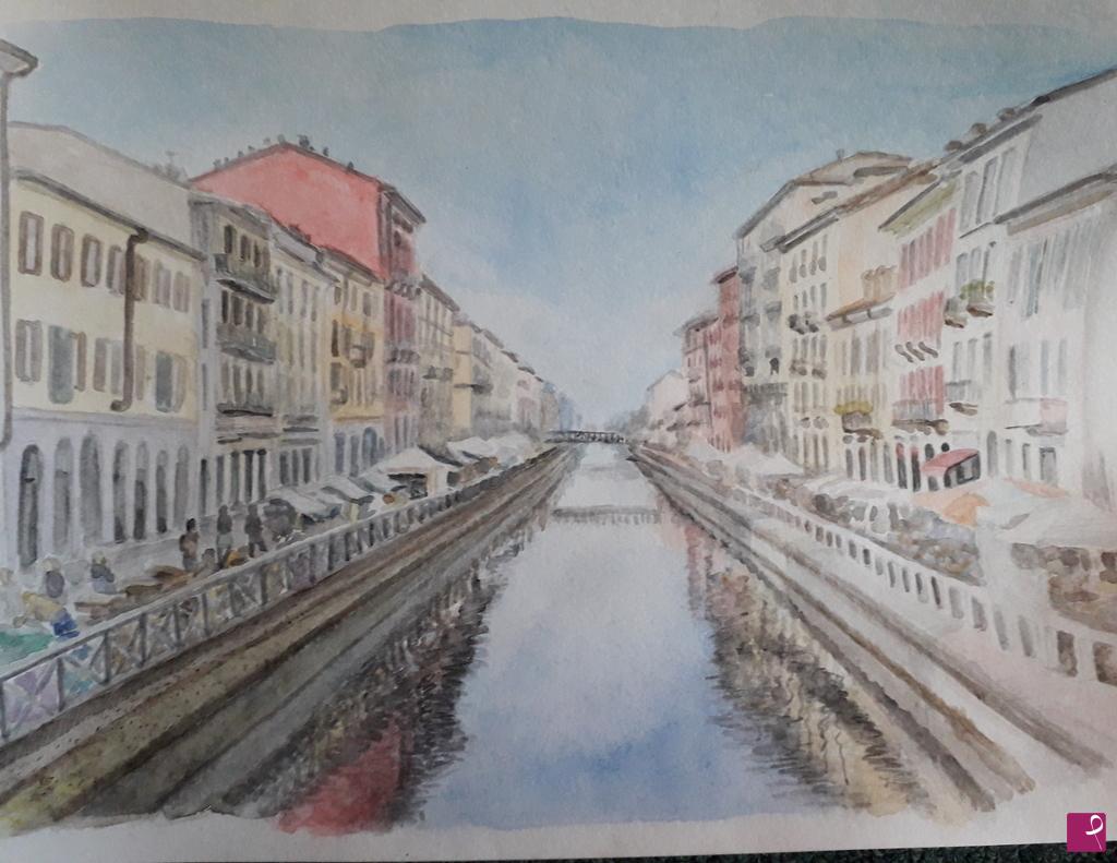 quadri in vendita online - Una Fiera al Naviglio