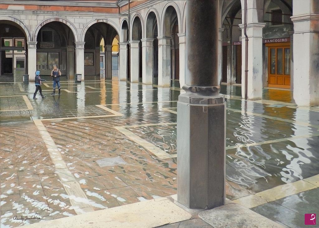 quadri in vendita online - Una mattina a Rialto