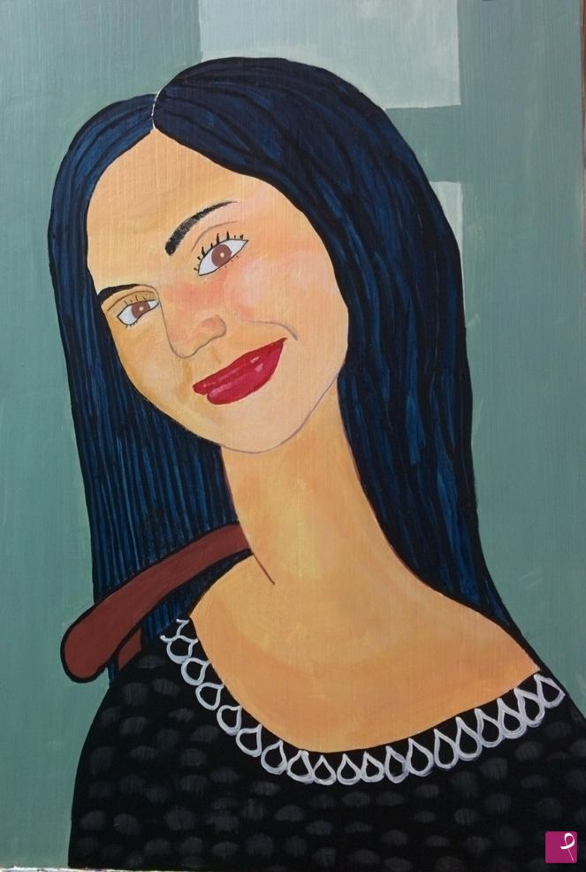 quadri in vendita online - UNA NIPOTE ALLA MODIGLIANI