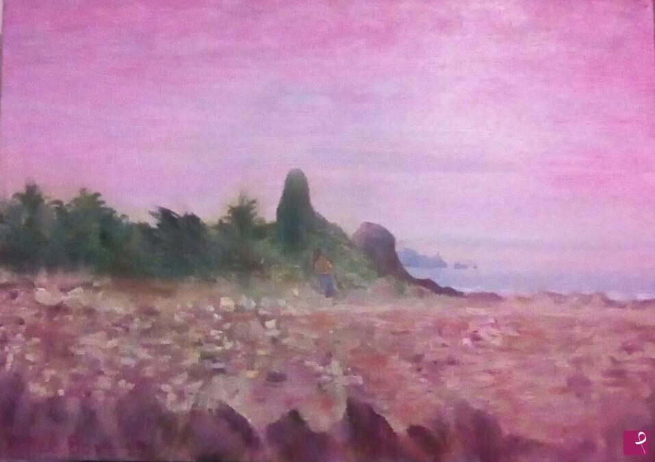 quadri in vendita online - Una passeggiata di Van Gogh.