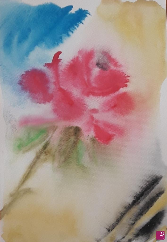 quadri in vendita online - Una rosa per te mammà 