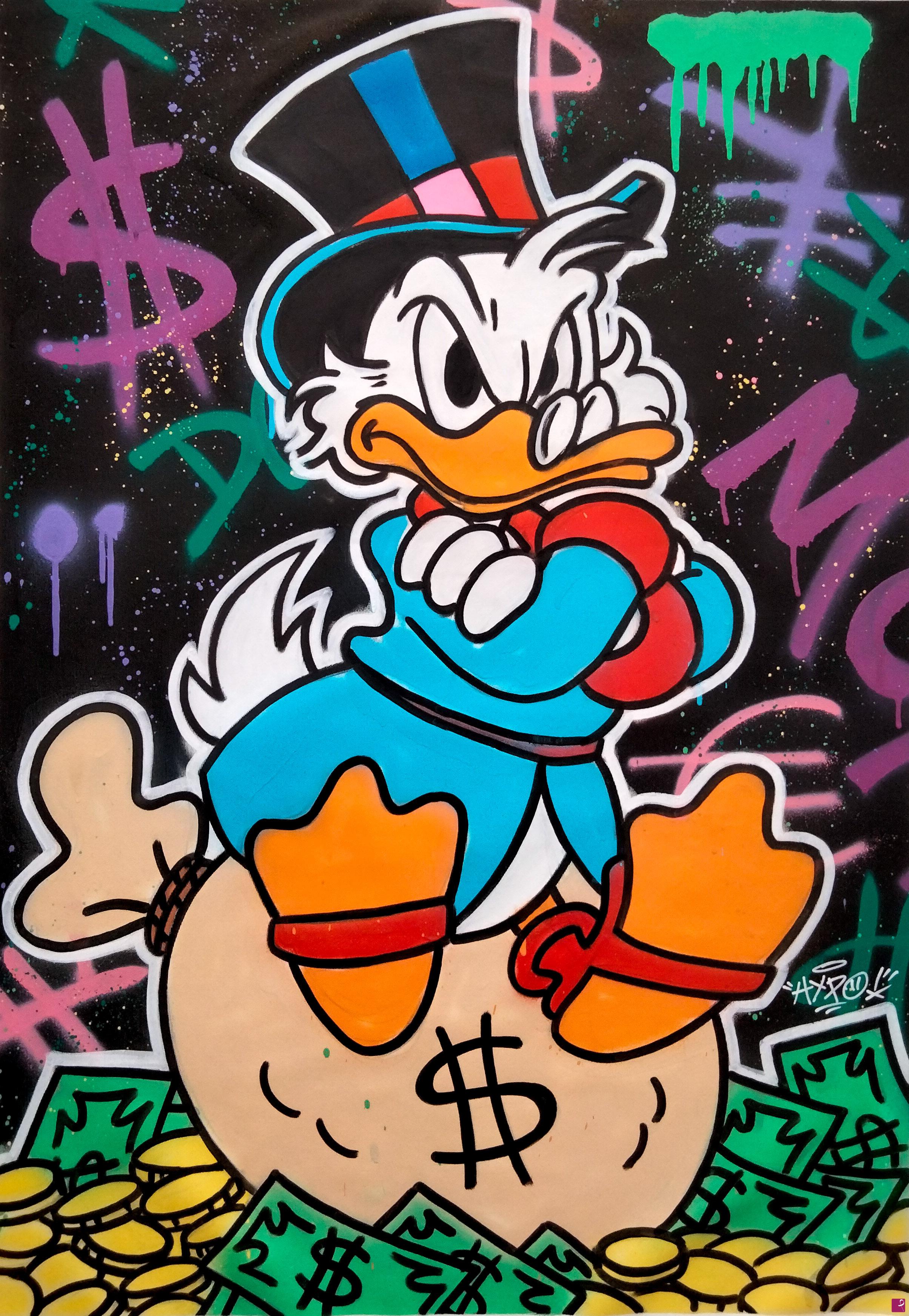 quadri in vendita online - Uncle Scrooge - Don't touch my money #2