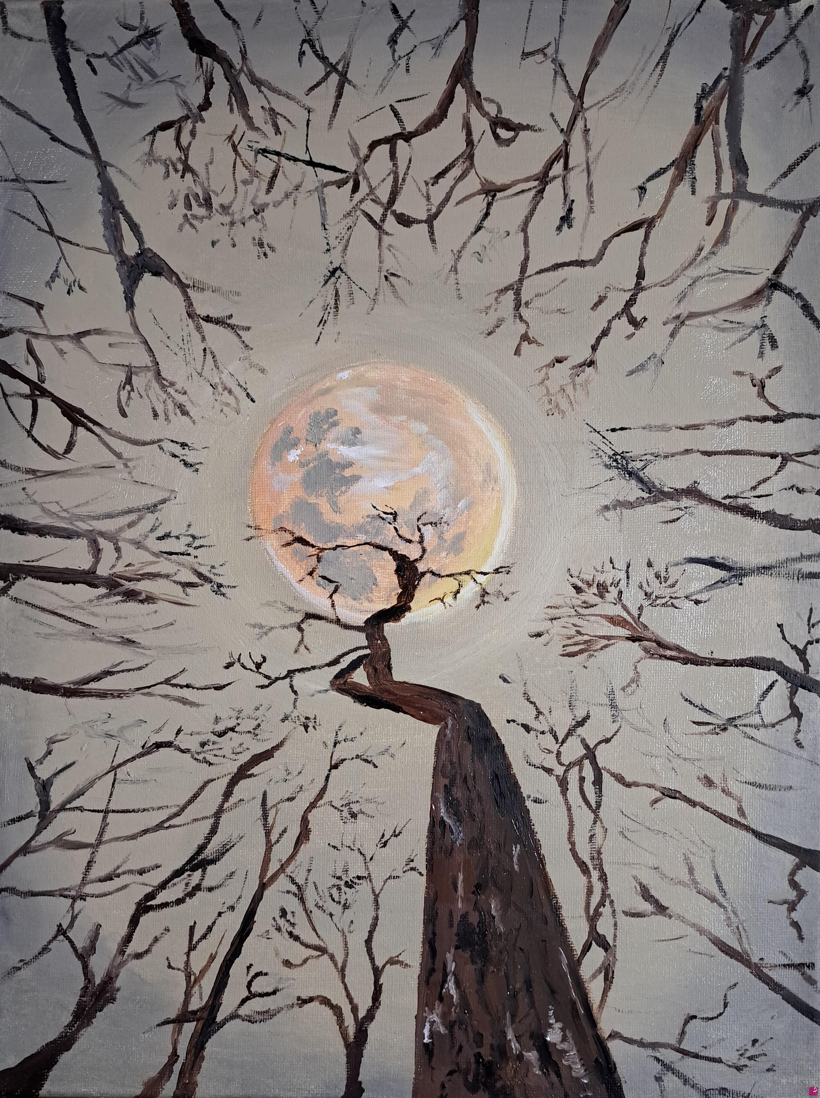 quadri in vendita online - "Under the moon"