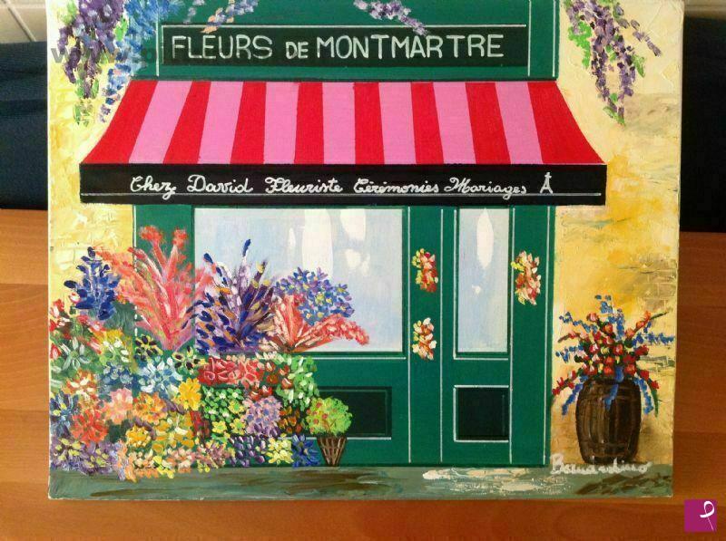 quadri in vendita online - Une journee a montmartre