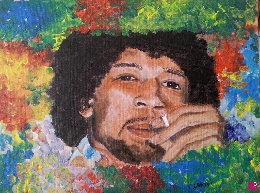 quadri in vendita online - Unforgettable Hendrix