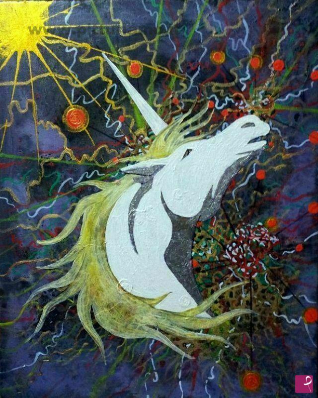 quadri in vendita online - unicorno