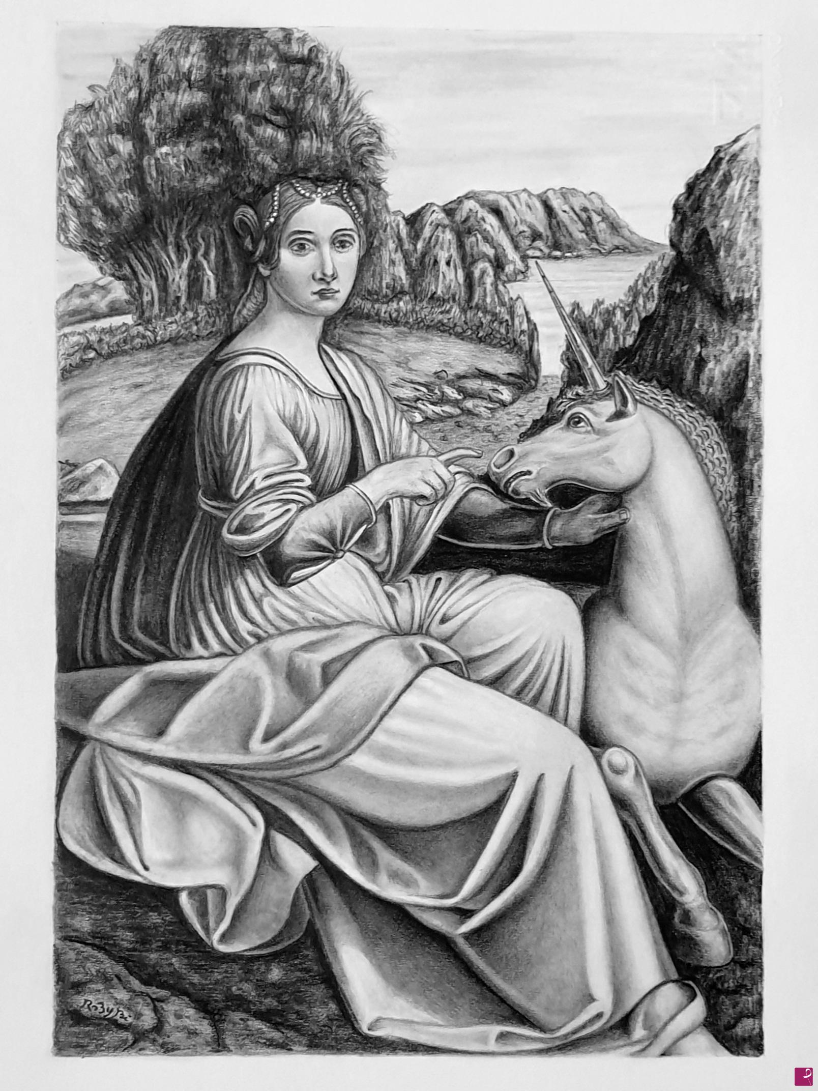 quadri in vendita online - Unicorno 