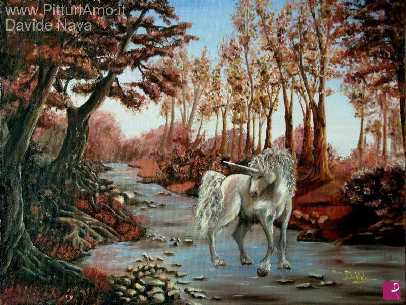 quadri in vendita online - Unicorno
