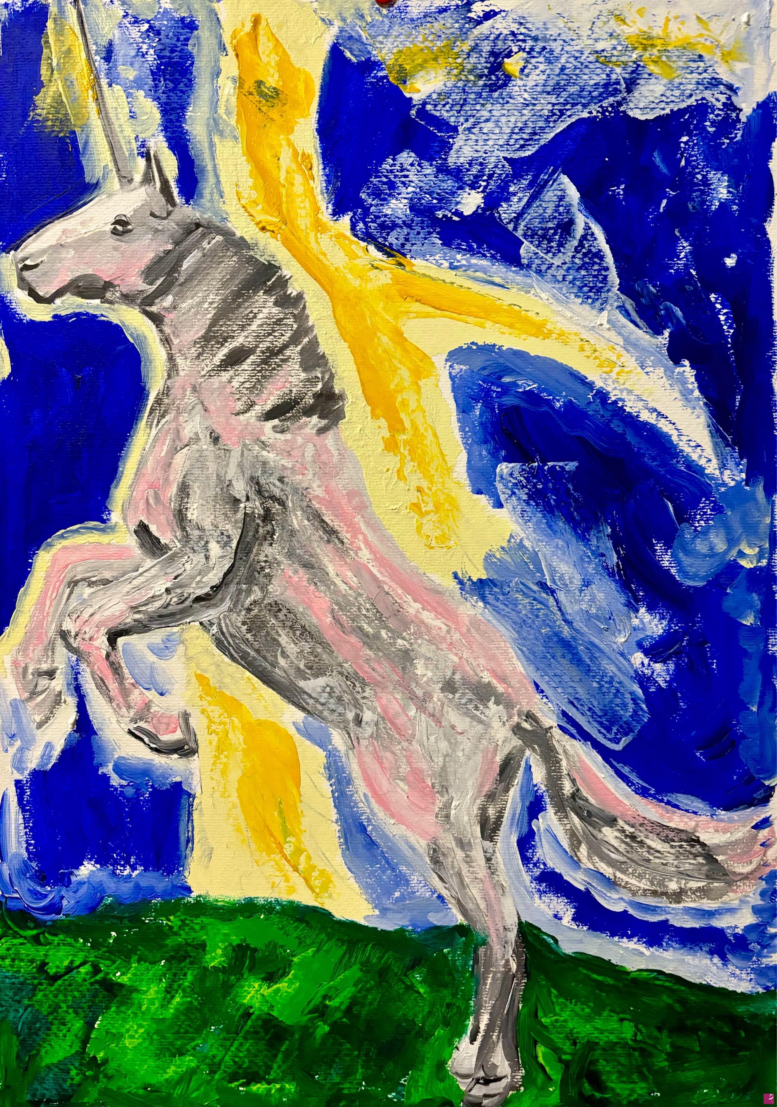 quadri in vendita online - Unicorno 