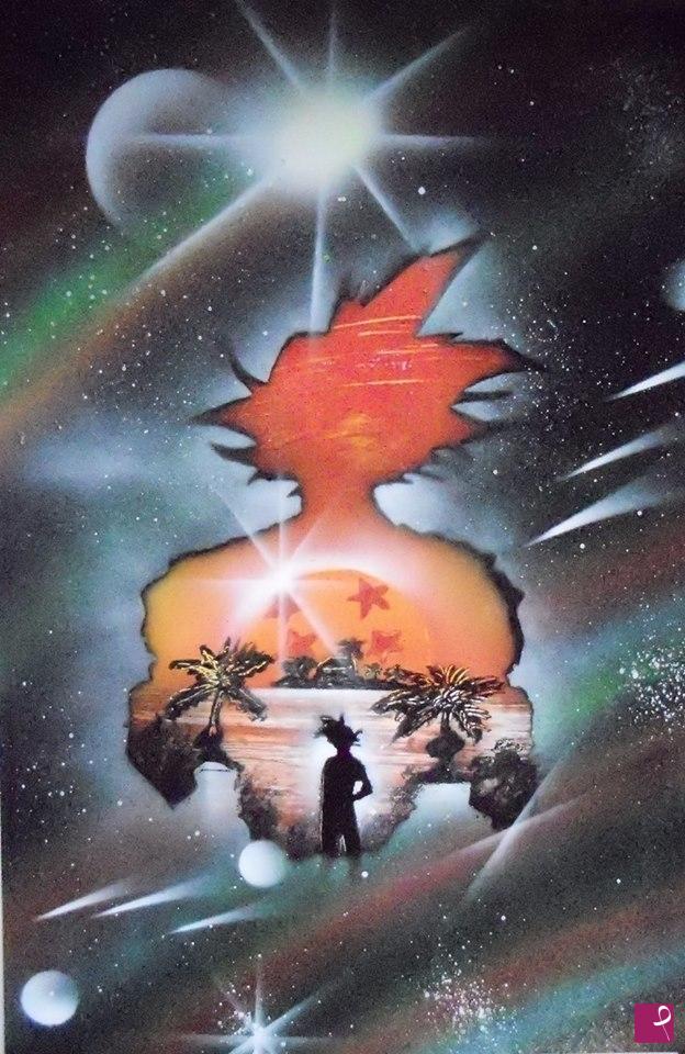 quadri in vendita online - universo  GOKU