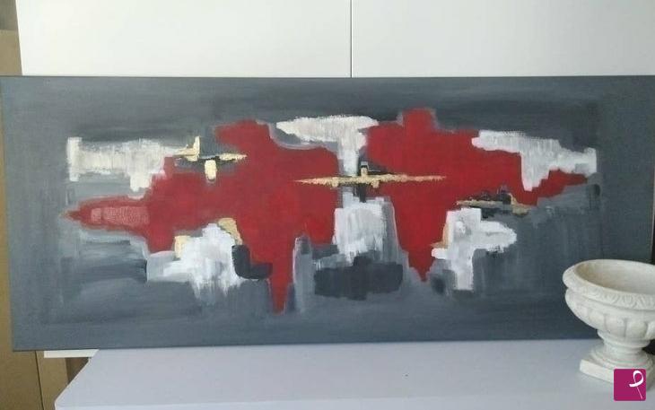 quadri in vendita online - URBAN METROPOLITAN Abstract large 