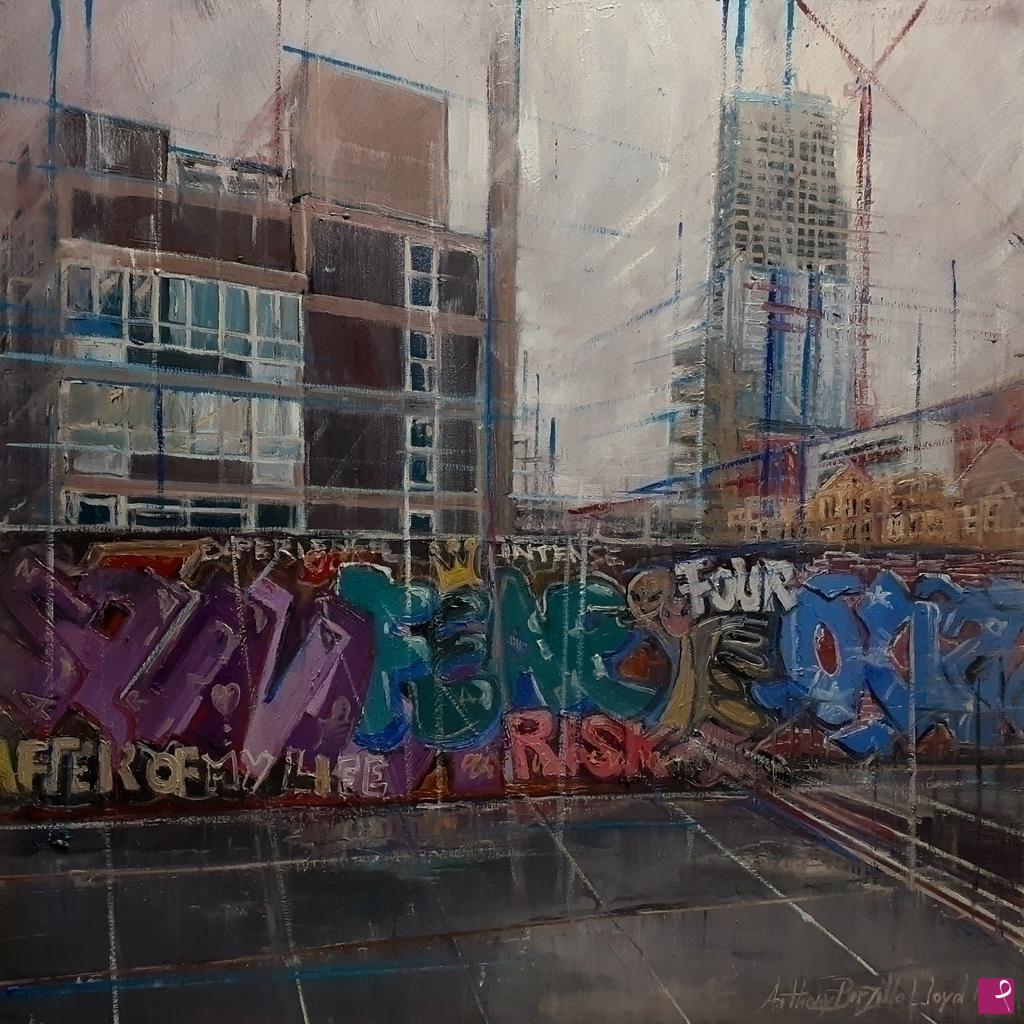 quadri in vendita online - Urban poetry, Hoxton -Shoreditch, London
