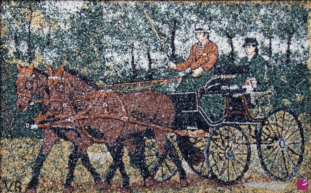 quadri in vendita online - USCITA IN CARROZZA DELLA CONTESSA